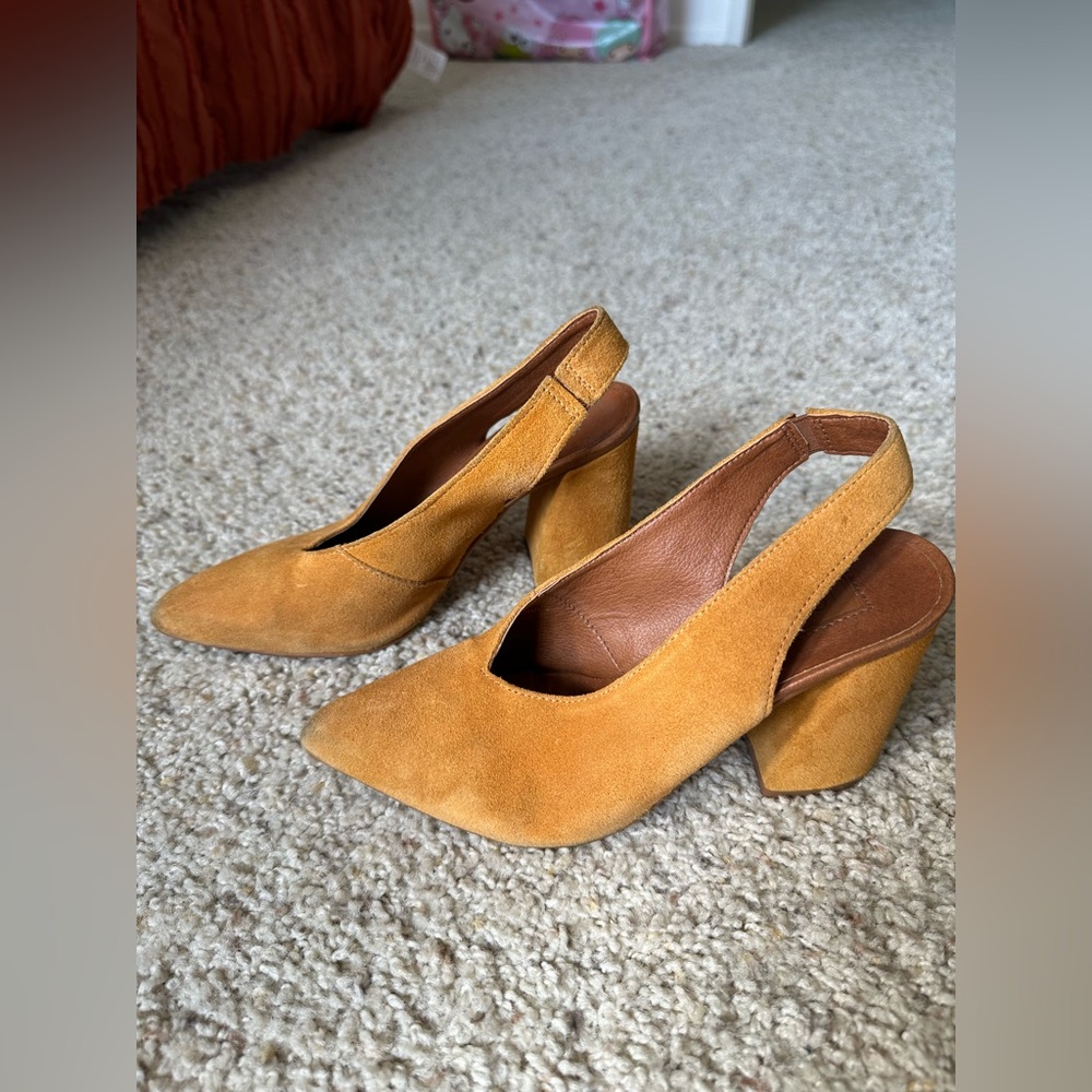 TopShop Tan Women's Slingback Heels